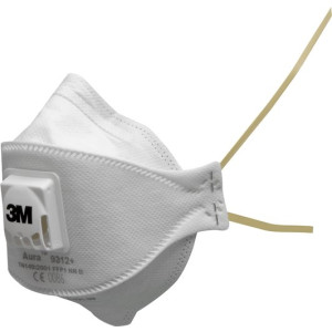 3M™ Aura™ Μάσκα Σωματιδίων, FFP1, Με βαλβίδα, 9312+