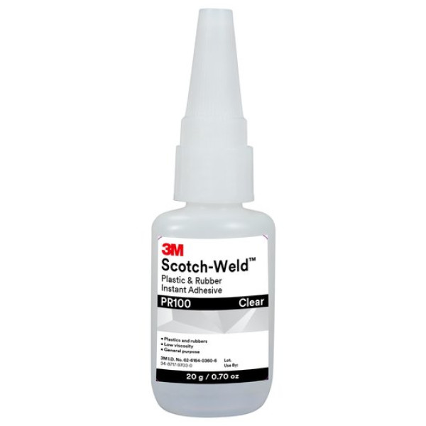 3M™ Scotch-Weld™ Στιγμιαία Κόλλα Πλαστικού και Καουτσούκ PR100