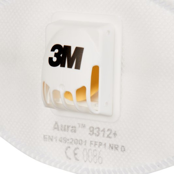 3M™ Aura™ Μάσκα Σωματιδίων, FFP1, Με βαλβίδα, 9312+ - Image 2