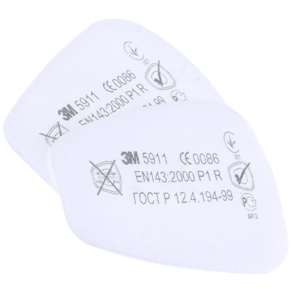 3M™ 5911 Προφίλτρο Σωματιδίων P1R