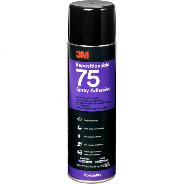 3M™ Scotch-Weld™ Repositionable Adhesive Spray 75