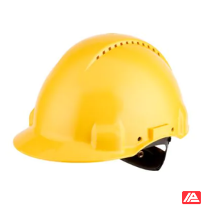 3M™ Κράνος προστασίας, Uvicator, Ratchet, Ventilated, Plastic Sweatband, Yellow, G3000NUV-GU