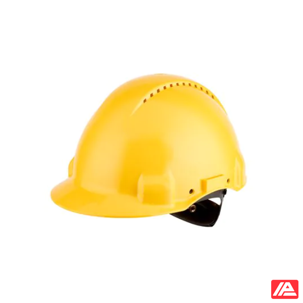 3M™ Κράνος προστασίας, Uvicator, Ratchet, Ventilated, Plastic Sweatband, Yellow, G3000NUV-GU