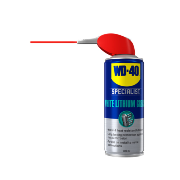 WD-40 Specialist White Lithium Grease Spray 400ml Σπρέι Λευκού Γράσου Λιθίου - Image 2