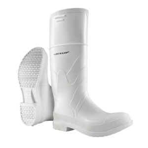 Dunlop Γαλότσες Εργασίας White PVC 8101100