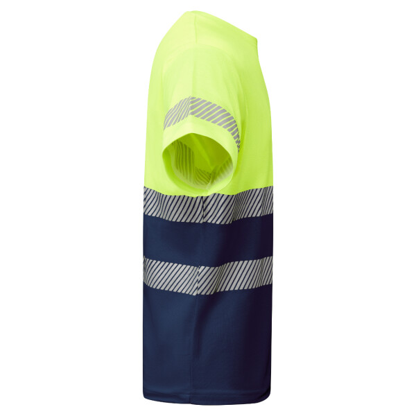 Roly Κοντομάνικο Μπλουζάκι Εργασίας Tauri Navy Blue / Fluor Yellow - Image 4
