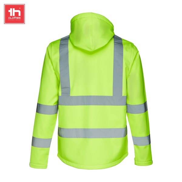 TH Clothes Softshell Μπουφάν Zagreb Work Fluo Yellow - Image 2