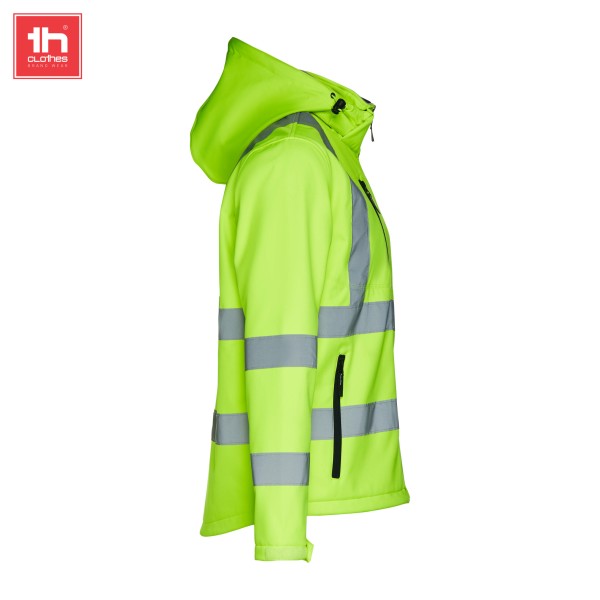 TH Clothes Softshell Μπουφάν Zagreb Work Fluo Yellow - Image 3