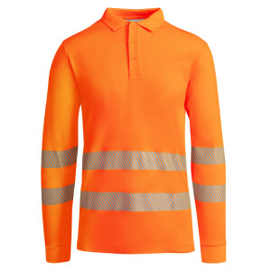 Roly Μακρυμάνικο Polo Εργασίας Atrio LS Fluor Orange