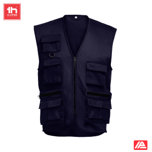 TH Clothes Γιλέκο Εργασίας Pixel Navy Blue