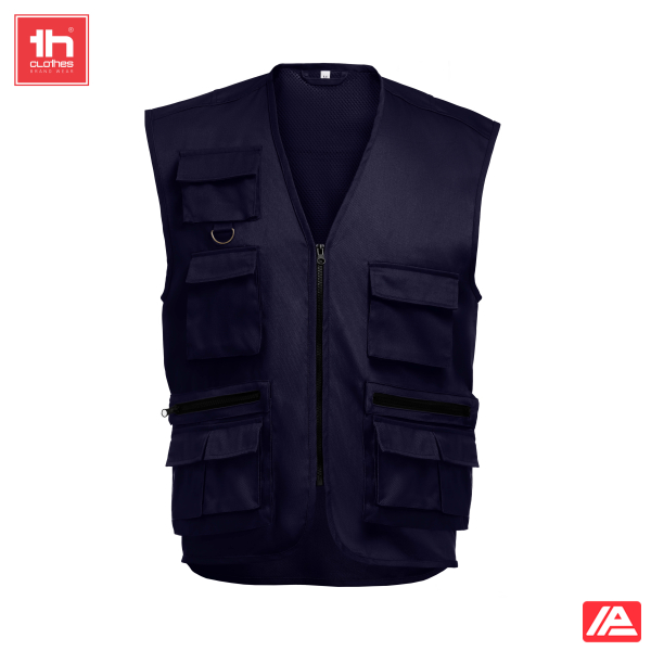 TH Clothes Γιλέκο Εργασίας Pixel Navy Blue