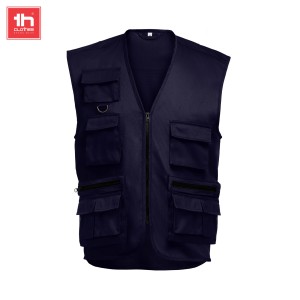 TH Clothes Γιλέκο Εργασίας Pixel Navy Blue