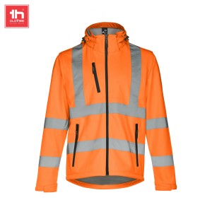 TH Clothes Softshell Μπουφάν Zagreb Work Fluo Orange