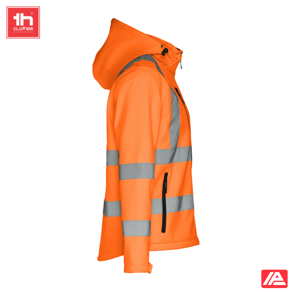 TH Clothes Softshell Μπουφάν Zagreb Work Fluo Orange - Image 4