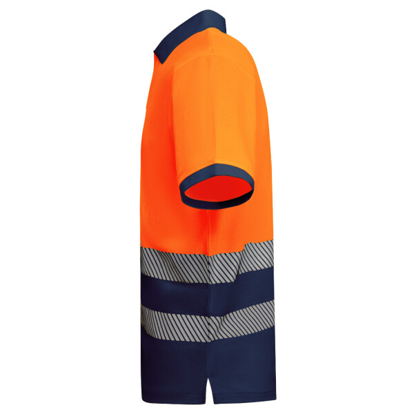 Roly Κοντομάνικο Polo Εργασίας Atrio Navy Blue / Fluor Orange - Image 3