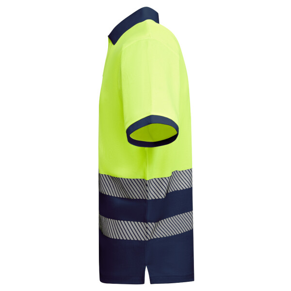 Roly Κοντομάνικο Polo Εργασίας Atrio Navy Blue / Luor Yellow - Image 3