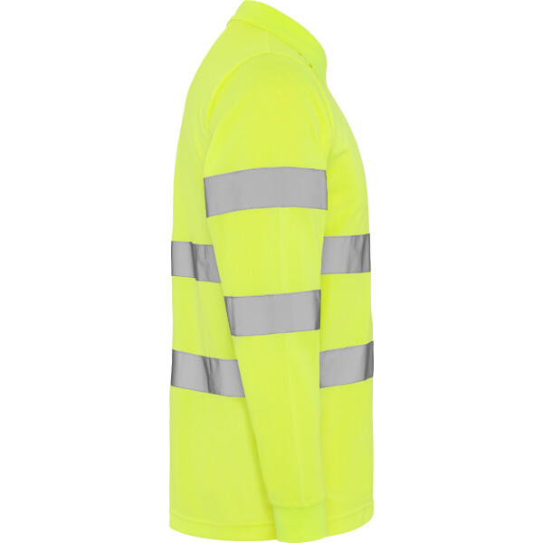 Roly Μακρυμάνικο Polo Εργασίας Polaris L/S Fluor Yellow - Image 4