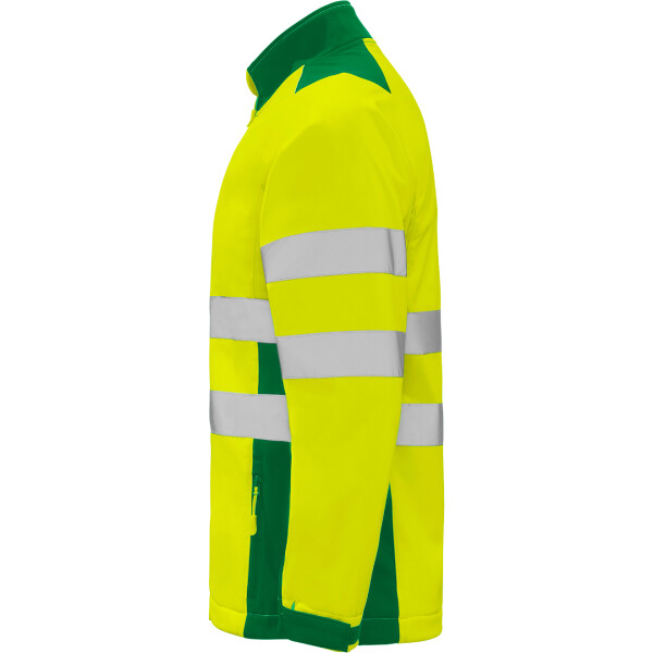 Roly Softshell Μπουφάν Εργασίας Antares Garden Green / Fluor Yellow - Image 3