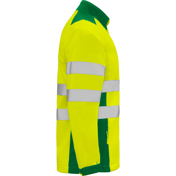 Roly Softshell Μπουφάν Εργασίας Antares Garden Green / Fluor Yellow - Image 4