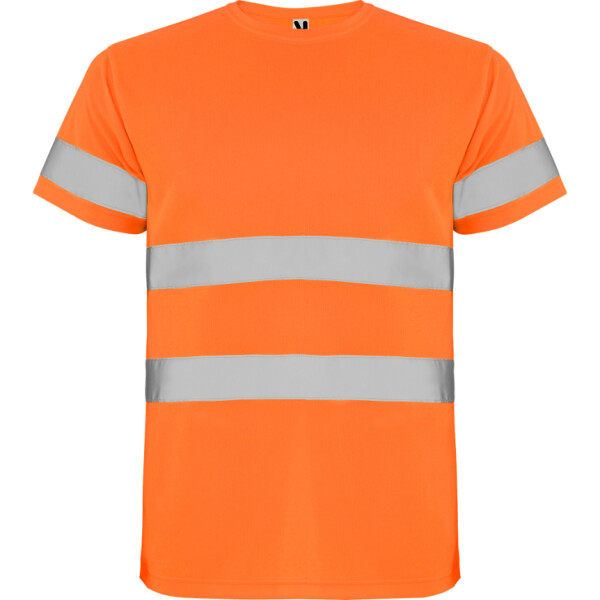 Roly Κοντομάνικο Μπλουζάκι Εργασίας Delta Fluor Orange