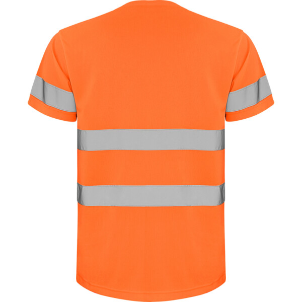Roly Κοντομάνικο Μπλουζάκι Εργασίας Delta Fluor Orange - Image 2