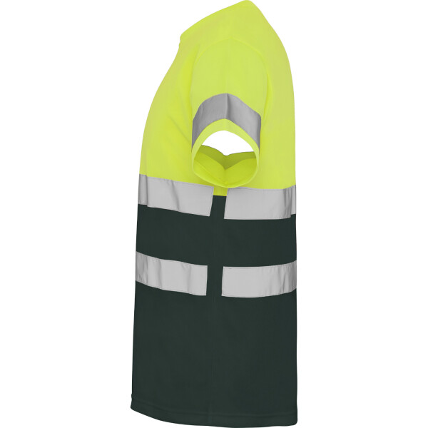 Roly Κοντομάνικο Μπλουζάκι Εργασίας Delta Lead / Fluor Yellow - Image 4