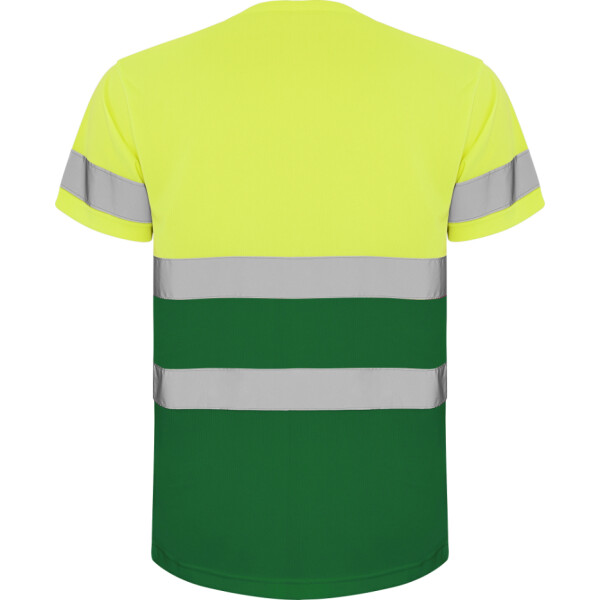 Roly Κοντομάνικο Μπλουζάκι Εργασίας Delta Garden Green / Fluor Yellow - Image 2
