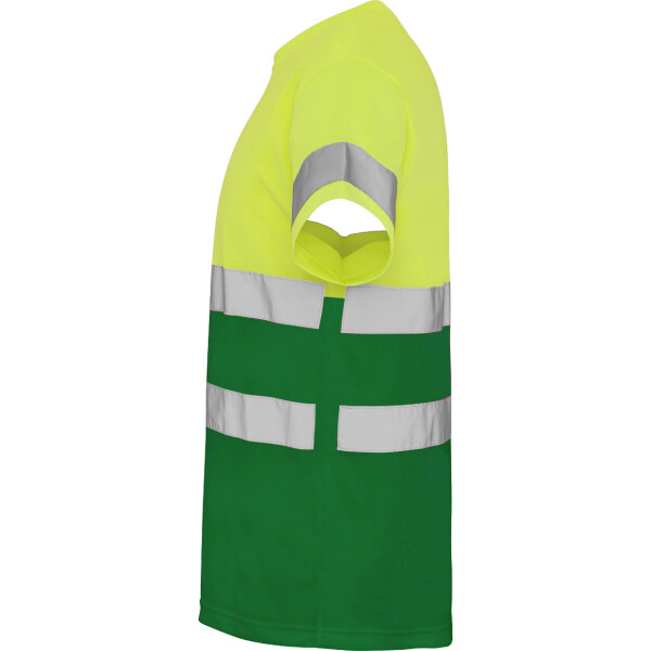 Roly Κοντομάνικο Μπλουζάκι Εργασίας Delta Garden Green / Fluor Yellow - Image 3