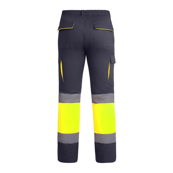 Roly Παντελόνι Εργασίας Enix Lead / Fluor Yellow - Image 2