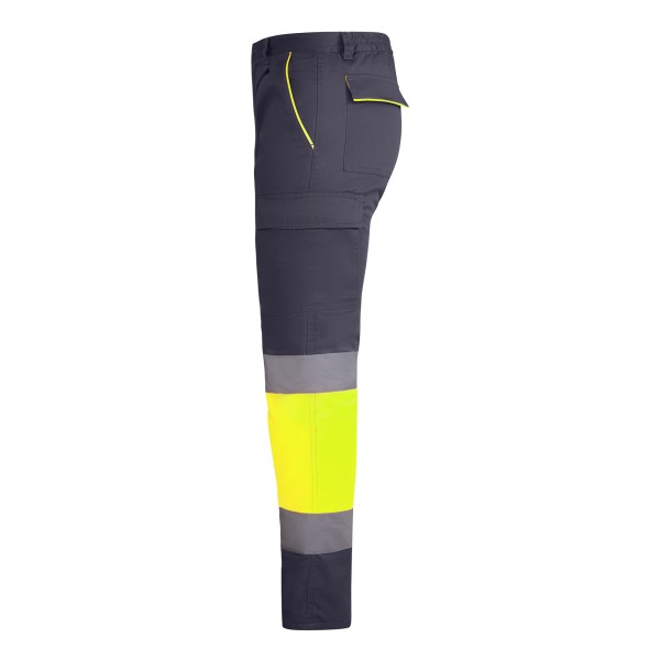 Roly Παντελόνι Εργασίας Enix Lead / Fluor Yellow - Image 3