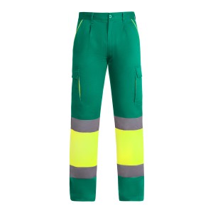 Roly Παντελόνι Εργασίας Enix Garden Green / Fluor Yellow