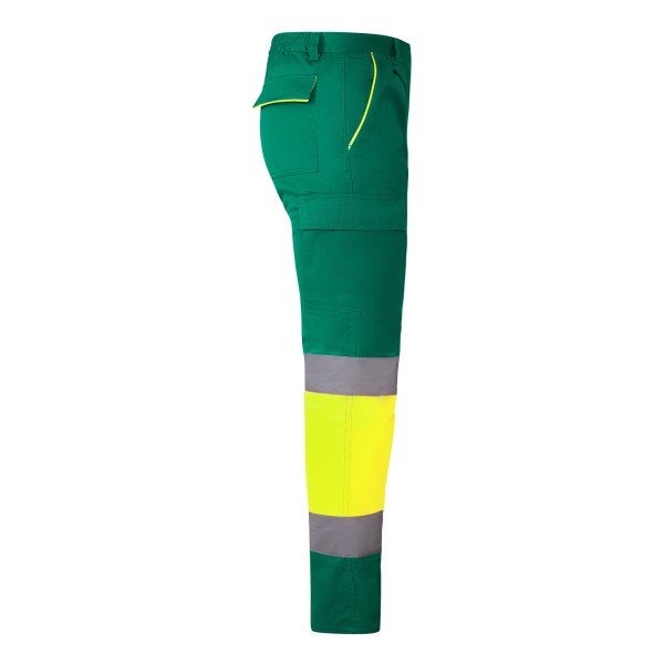 Roly Παντελόνι Εργασίας Enix Garden Green / Fluor Yellow - Image 4