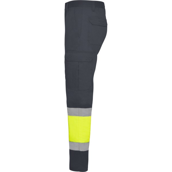 Roly Παντελόνι Εργασίας Naos Lead / Fluor Yellow - Image 3