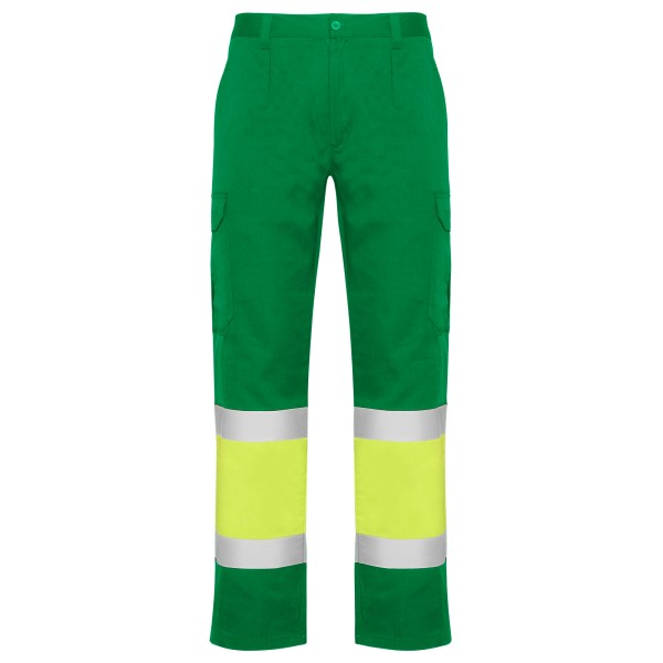 Roly Παντελόνι Εργασίας Naos Garden Green / Fluor Yellow