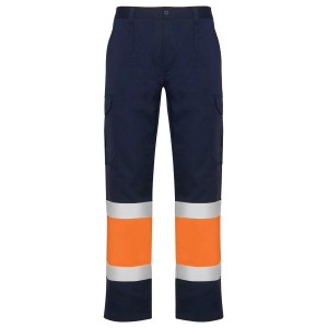 Roly Παντελόνι Εργασίας Naos Navy Blue / Fluor Orange