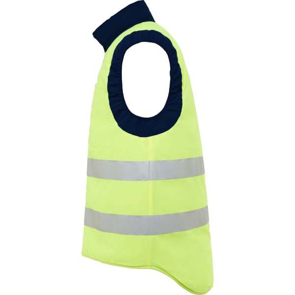 Roly Γιλεκο Εργασίας Persei Navy Blue / Fluor Yellow - Image 3