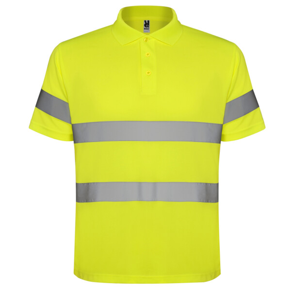 Roly Κοντομάνικο Polo Εργασίας Polaris Fluor Yellow