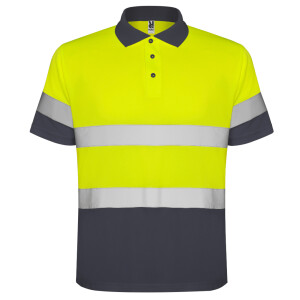 Roly Κοντομάνικο Polo Εργασίας Polaris Lead / Fluor Yellow