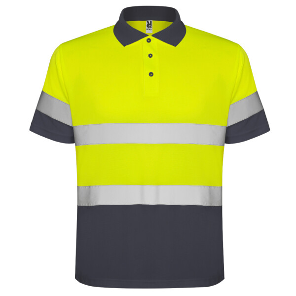 Roly Κοντομάνικο Polo Εργασίας Polaris Lead / Fluor Yellow