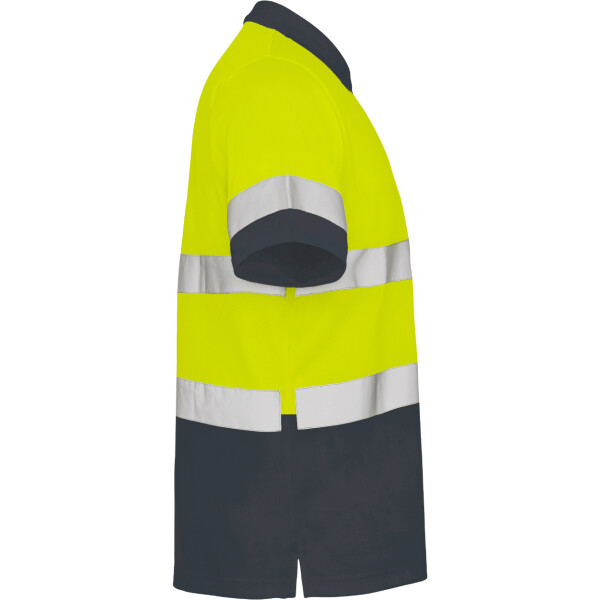 Roly Κοντομάνικο Polo Εργασίας Polaris Lead / Fluor Yellow - Image 4