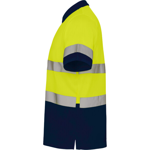 Roly Κοντομάνικο Polo Εργασίας Polaris Navy Blue / Fluor Yellow - Image 3