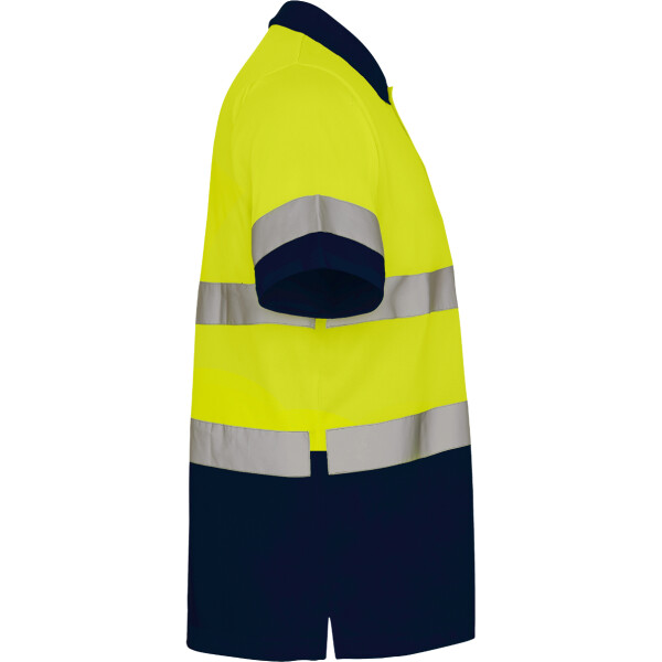 Roly Κοντομάνικο Polo Εργασίας Polaris Navy Blue / Fluor Yellow - Image 4