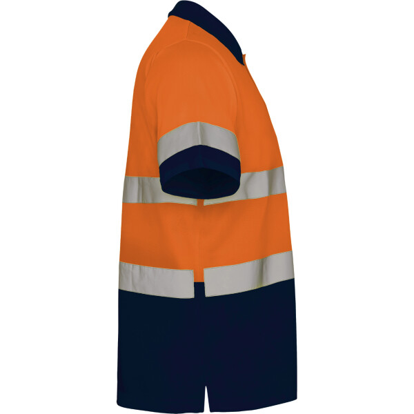 Roly Κοντομάνικο Polo Εργασίας Polaris Navy Blue / Fluor Orange - Image 4