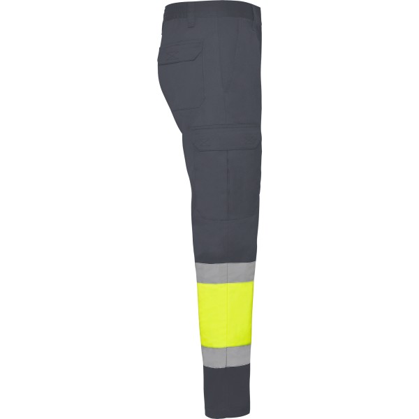 Roly Παντελόνι Εργασίας Soan Lead / Fluor Yellow - Image 4