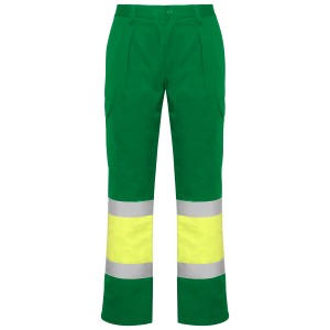 Roly Παντελόνι Εργασίας Soan Garden Green / Fluor Yellow