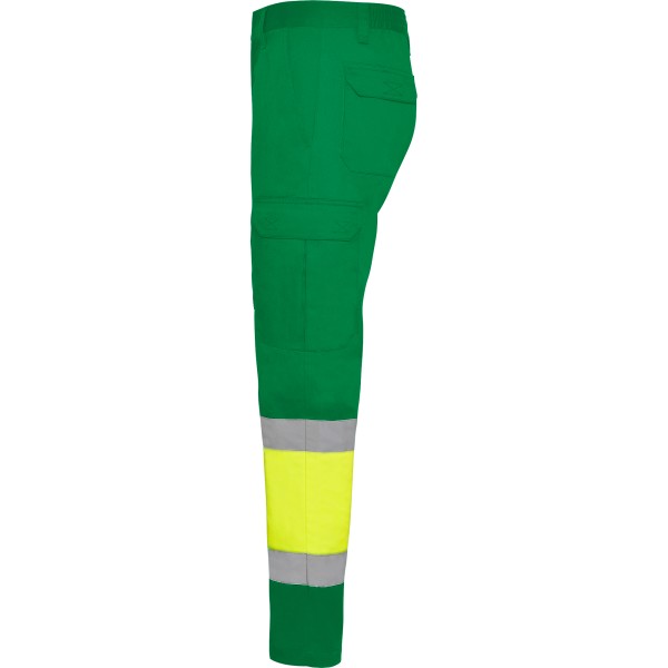Roly Παντελόνι Εργασίας Soan Garden Green / Fluor Yellow - Image 3