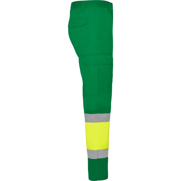 Roly Παντελόνι Εργασίας Soan Garden Green / Fluor Yellow - Image 4