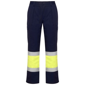 Roly Παντελόνι Εργασίας Soan Navy Blue / Fluor Yellow