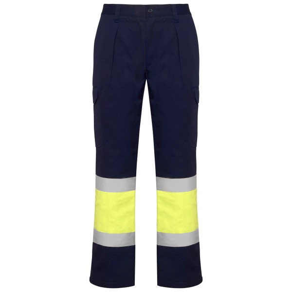 Roly Παντελόνι Εργασίας Soan Navy Blue / Fluor Yellow