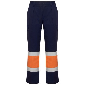 Roly Παντελόνι Εργασίας Soan Navy Blue / Fluor Orange